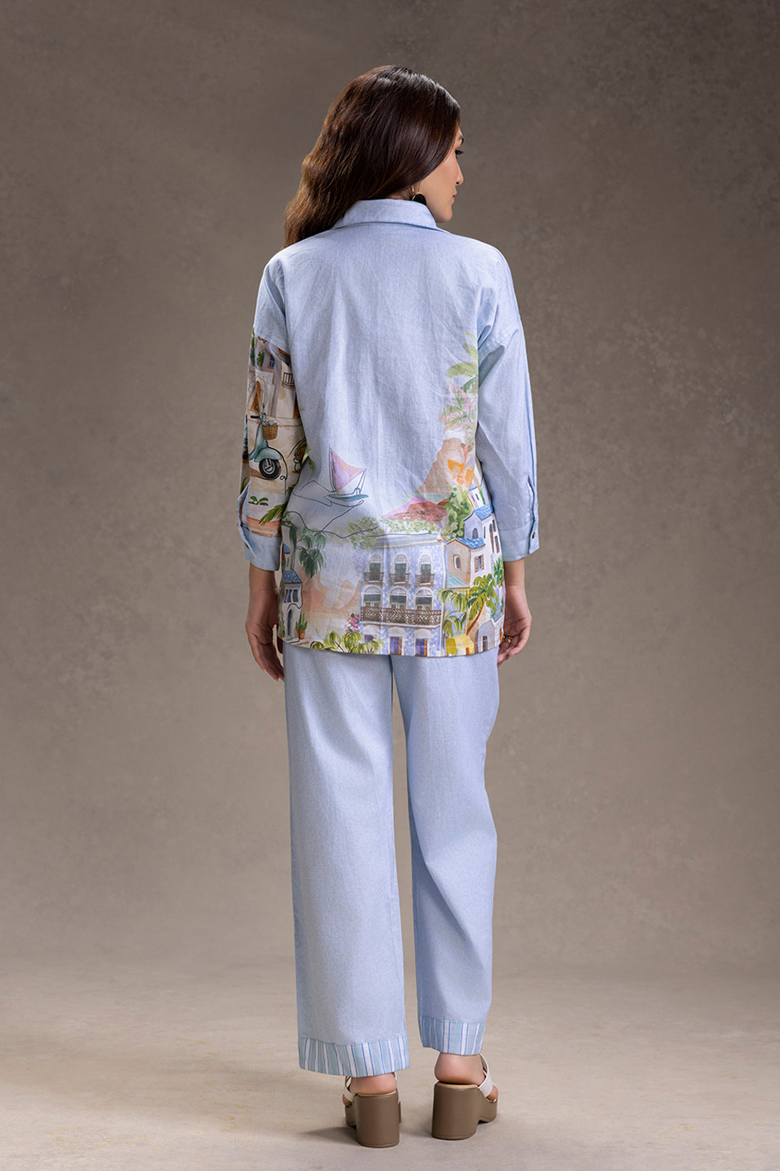 Reviera Printed Shirt And Pants