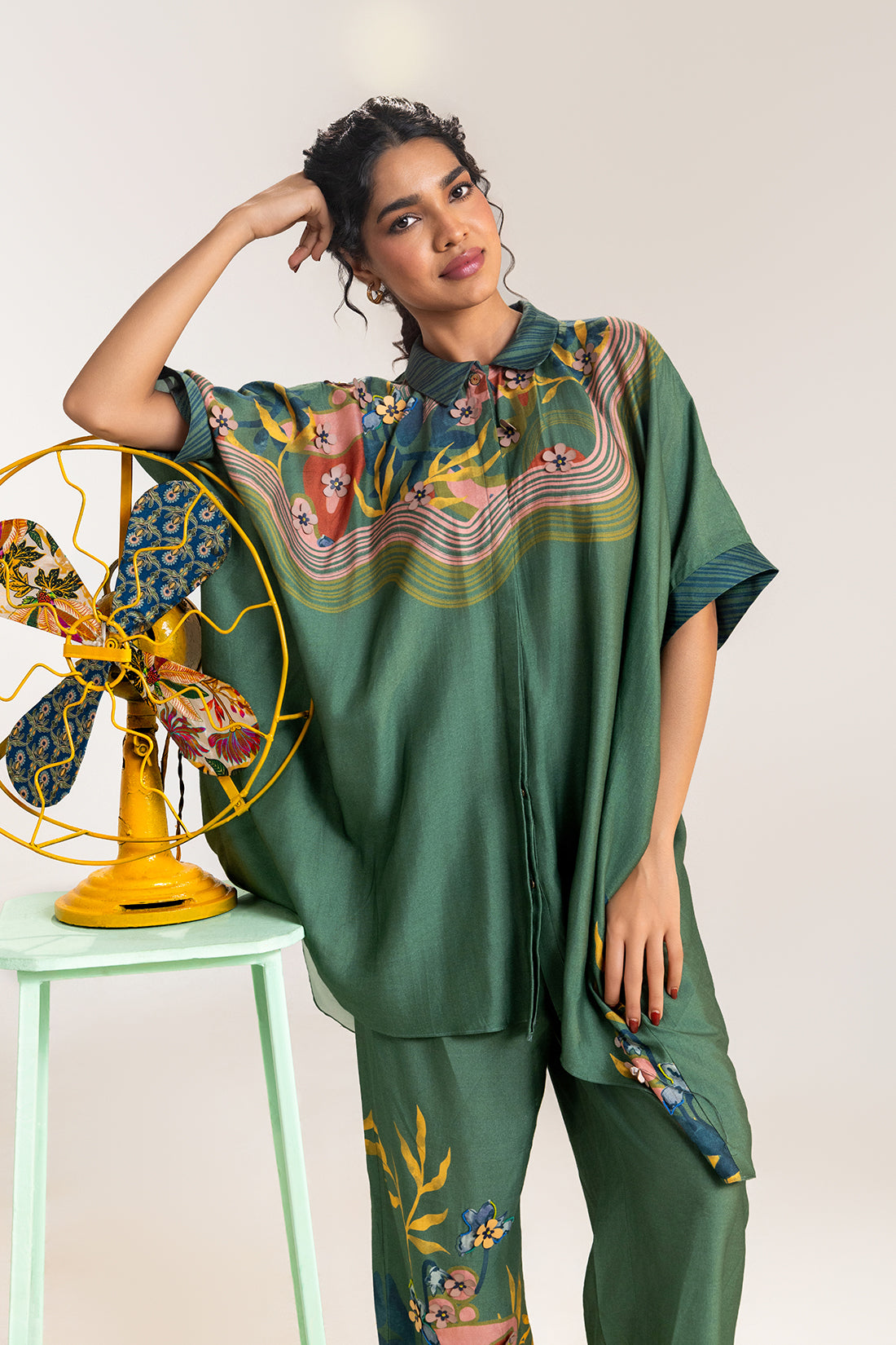 Flora embellished co-ord set