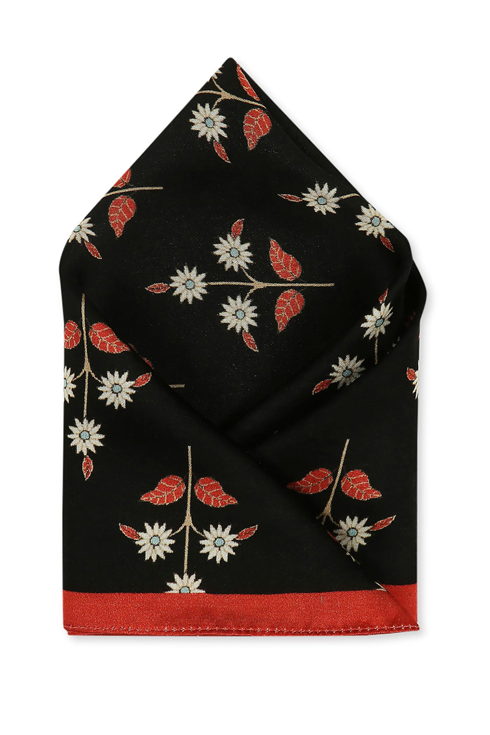 Black Ethnic Folklore Printed Pocket Square