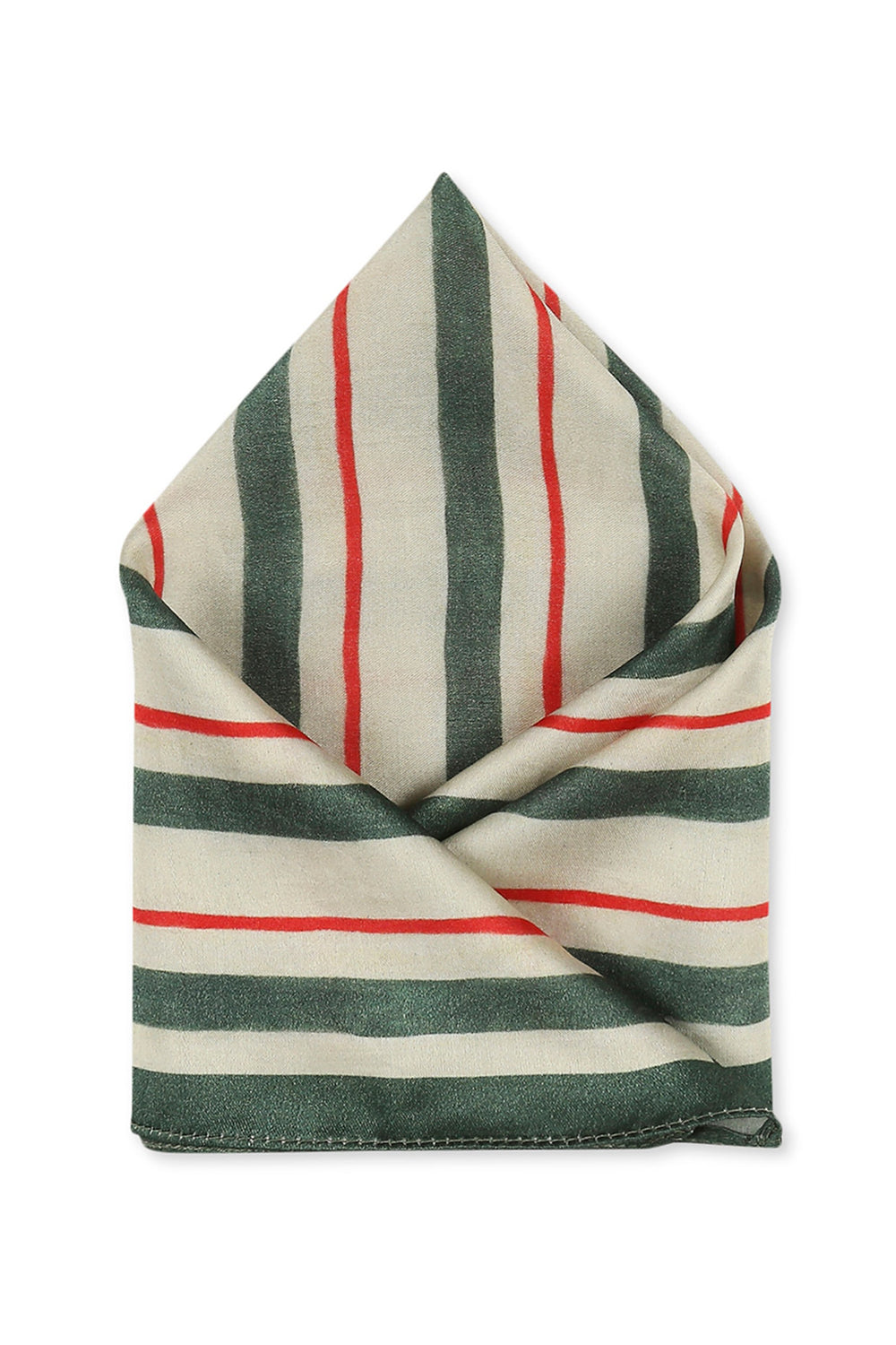 Ivory Conversational Printed Pocket Square