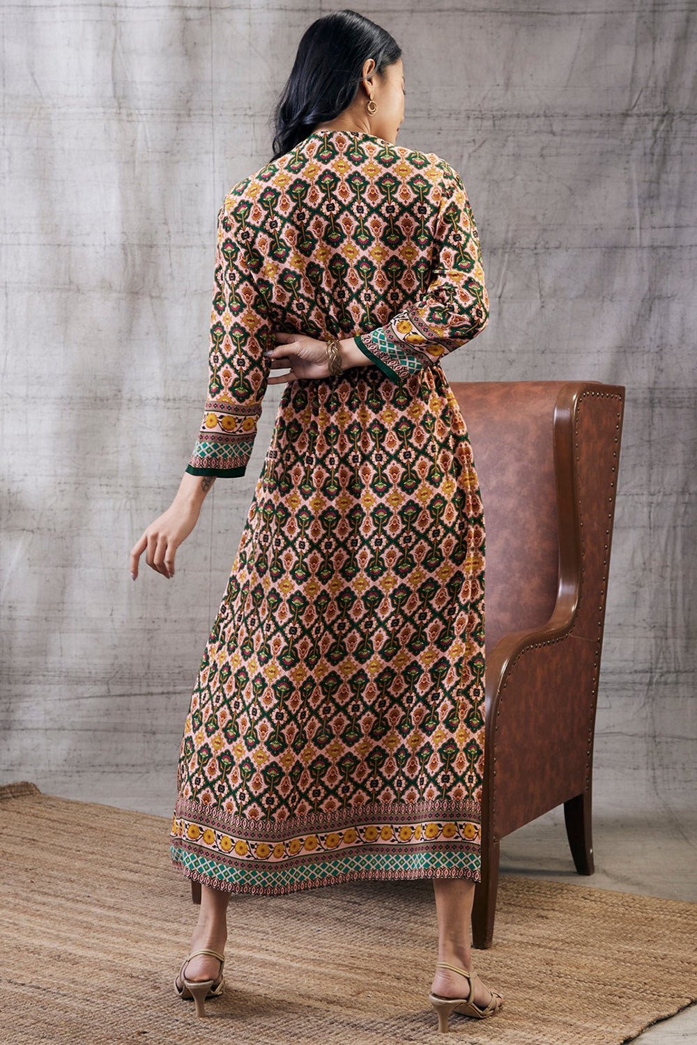 Taahira Printed Long Dress