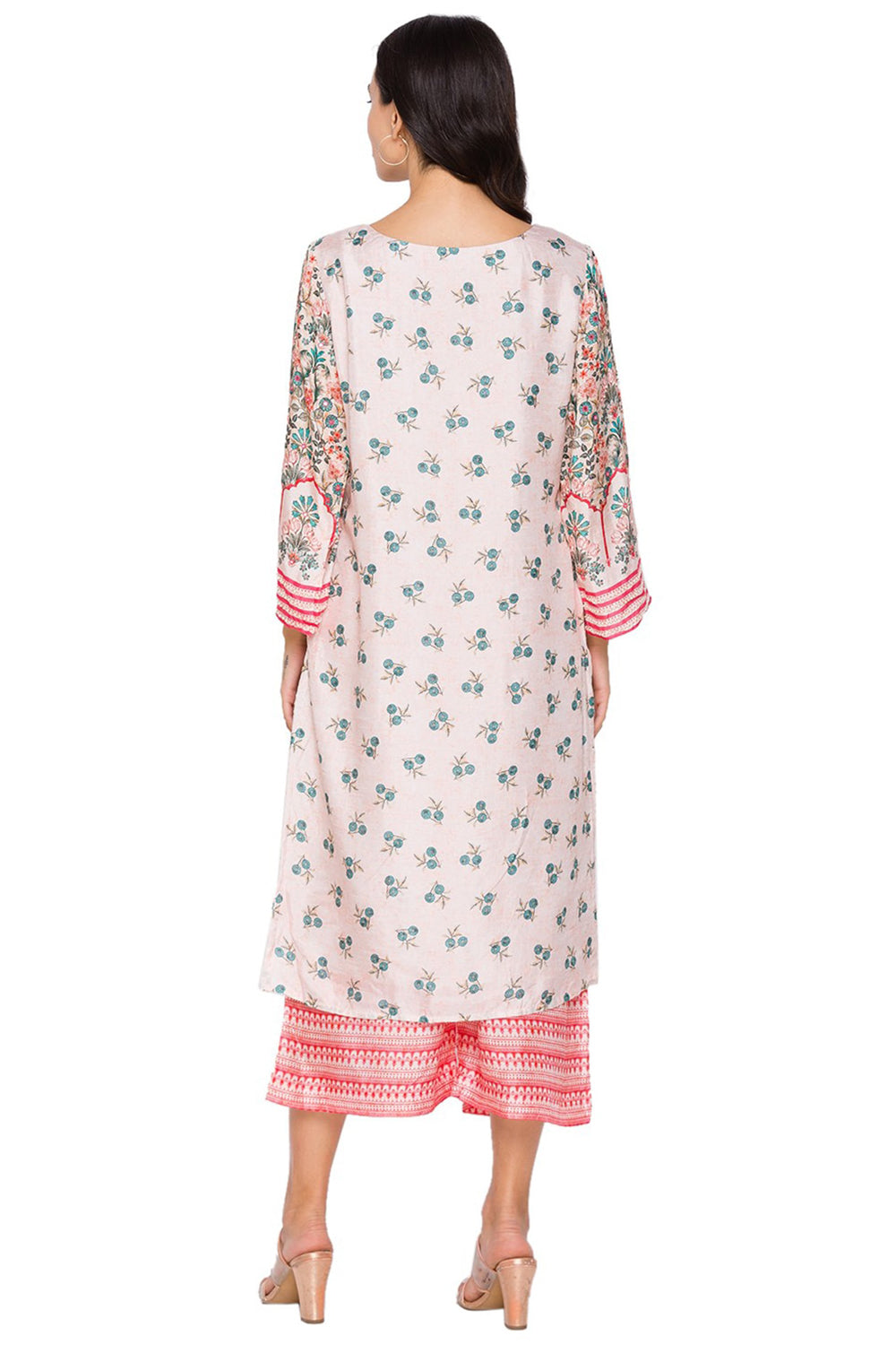 Eden Garden Printed Kurta Paired With Pants