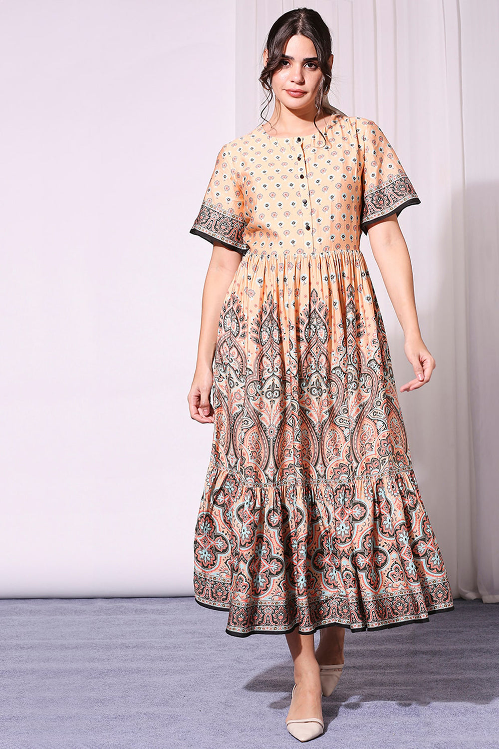 Printed Ethical Kaftaan Dress