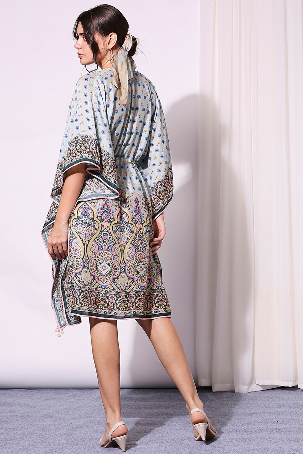 Ethnic Printed Kaftaan Dress