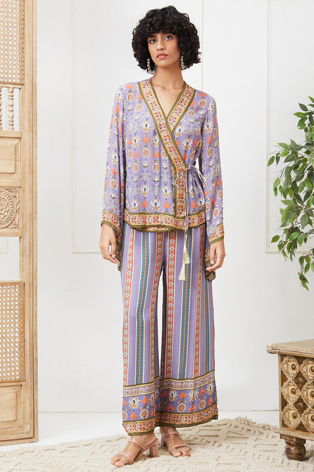 Tabriz Embroidered Angarkha Set