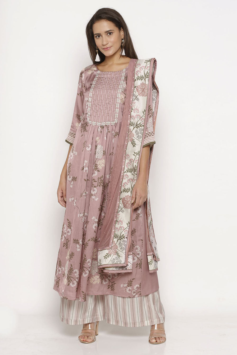 Windance Printed Palazzo Set With Dupatta