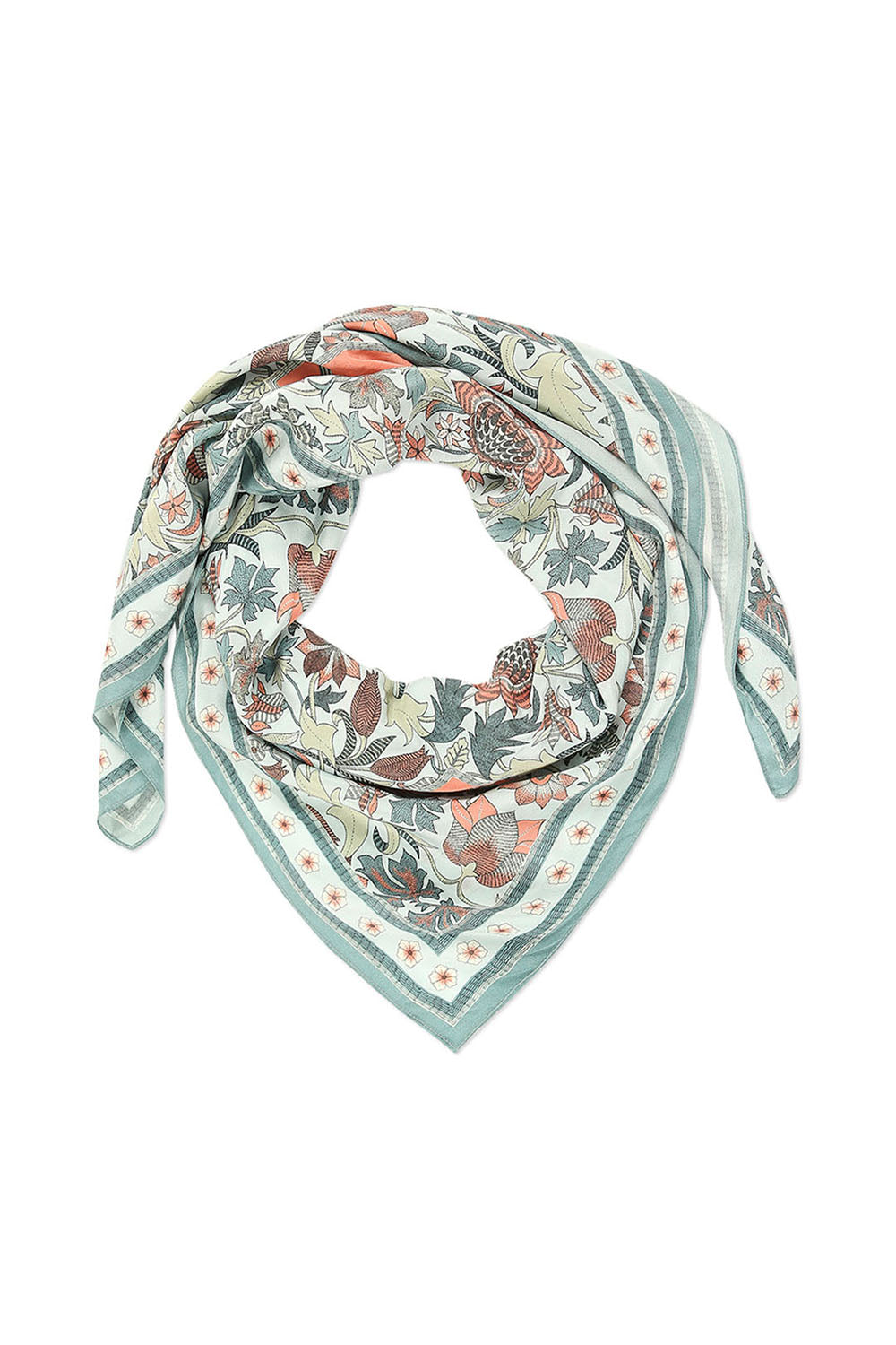 Pastel Bloom Printed Stole